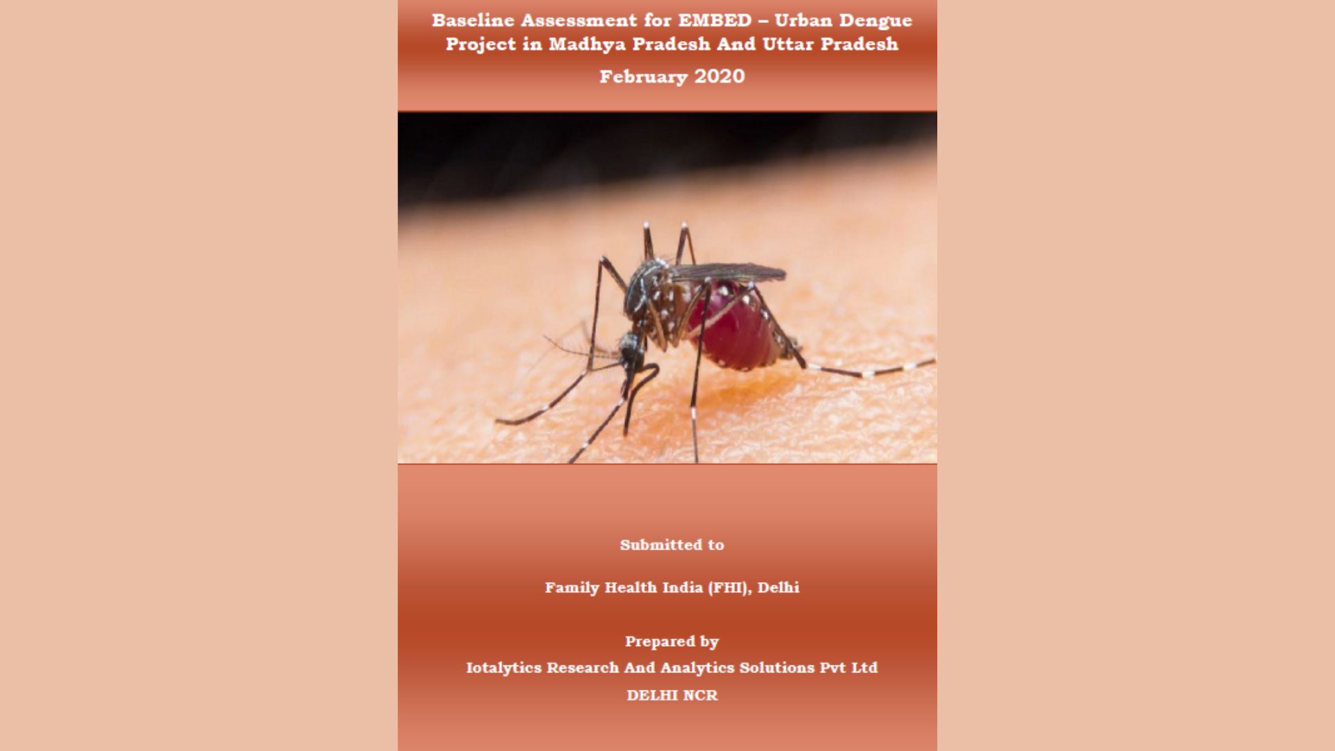 Baseline Assessment for EMBED – Urban Dengue Project in Madhya Pradesh and Uttar Pradesh